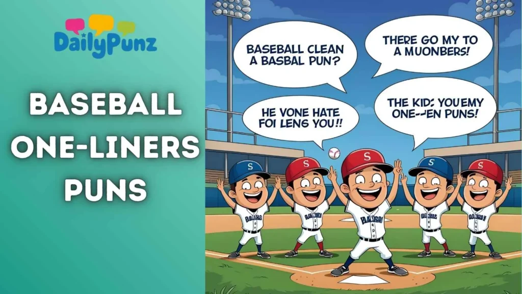 Clean Baseball One-Liners Puns for Kids