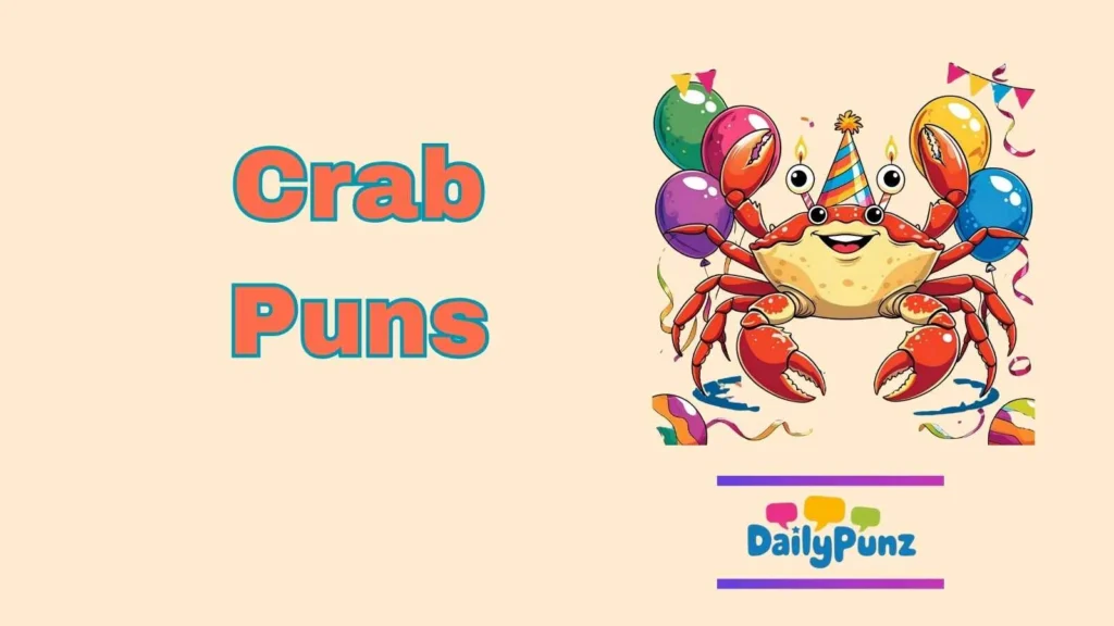 Crab Birthday Puns for Cards