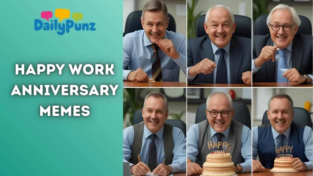 Funny Work Anniversary Memes for colleagues