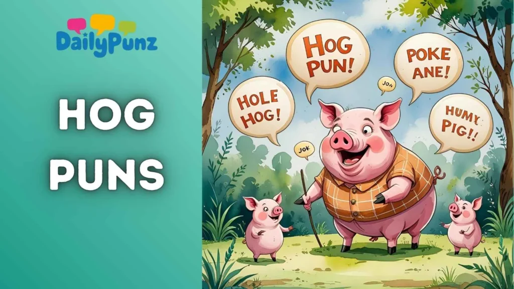Hog Puns for Social Media