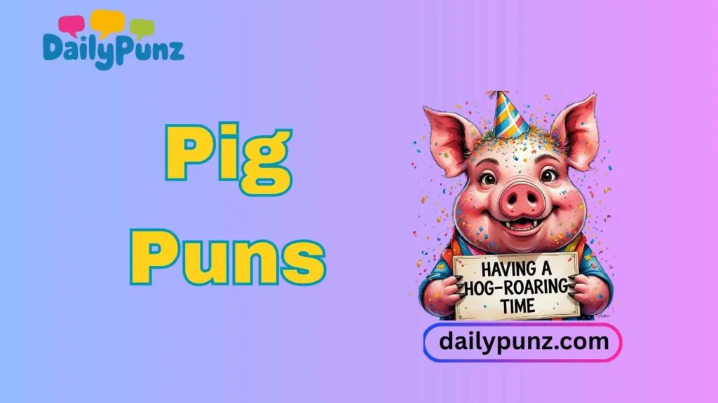 Punny Pig Jokes for Parties