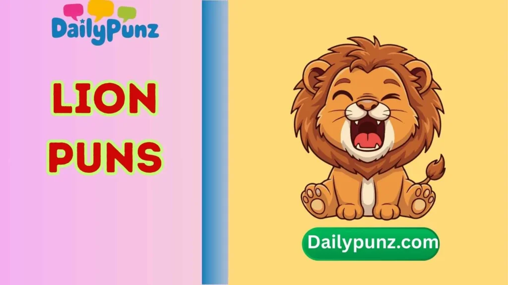 Cute Lion Puns for Kids
