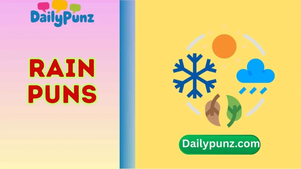 Seasonal Rain Puns 