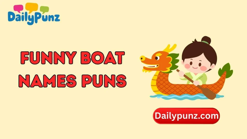Funny Boat Names Puns