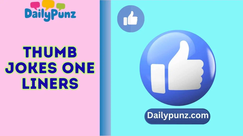Thumb Jokes for Social Media Bios